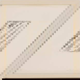 Ed Ruscha Signed Lithograph, Yo: Edward Ruscha (American, b. 1937) signed lithograph, &quot;Yo,&quot;&nbsp;from the&nbsp;Tamarind Institute portfolio &quot;Artists&#39; Impressions, 1989-1991,&quot; 1991.&nbsp;Signed, dated,&nbsp;and