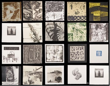 Tamarind Institute Partial Lithograph Portfolio Incl. Quick-to-See Smith, Colescott, Margo Humphrey