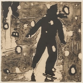 Christopher Brown Lithograph, Snow & Ice