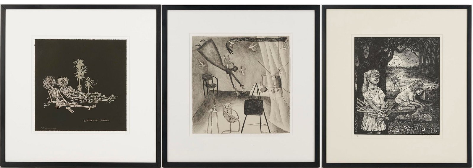 3 Contemporary Prints, June Wayne, Hollis Sigler, & Rosemary Feit Covey (1 of 20)