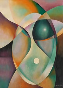 Philip Perkins abstract O/C, "Wind of the Dog Star"