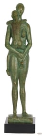 Meyer Wolfe Sculpture: Woman Standing with Child, Exhibited