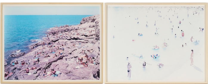 Pr. Massimo Vitali Photos, Calafuria & Animaletti 2 from A Portfolio of Landscapes With Figures