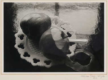 Louise Dahl Wolfe Photograph, Still Life w/ Partially Peeled Fruit