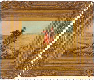 Raul Gutierrez Western Oil Painting, Cowboy