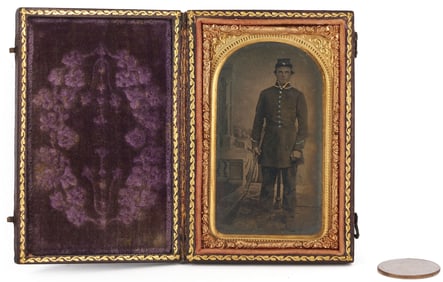 Civil War Ambrotype of Union Soldier, New York 1861