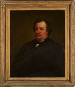 19th c Portrait of KY CSA Col. Bennett Hornsby