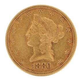 1880 $10 Liberty Head Gold Coin