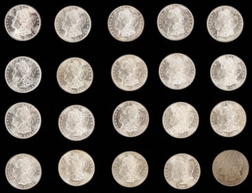 Roll of Morgan Silver Dollars