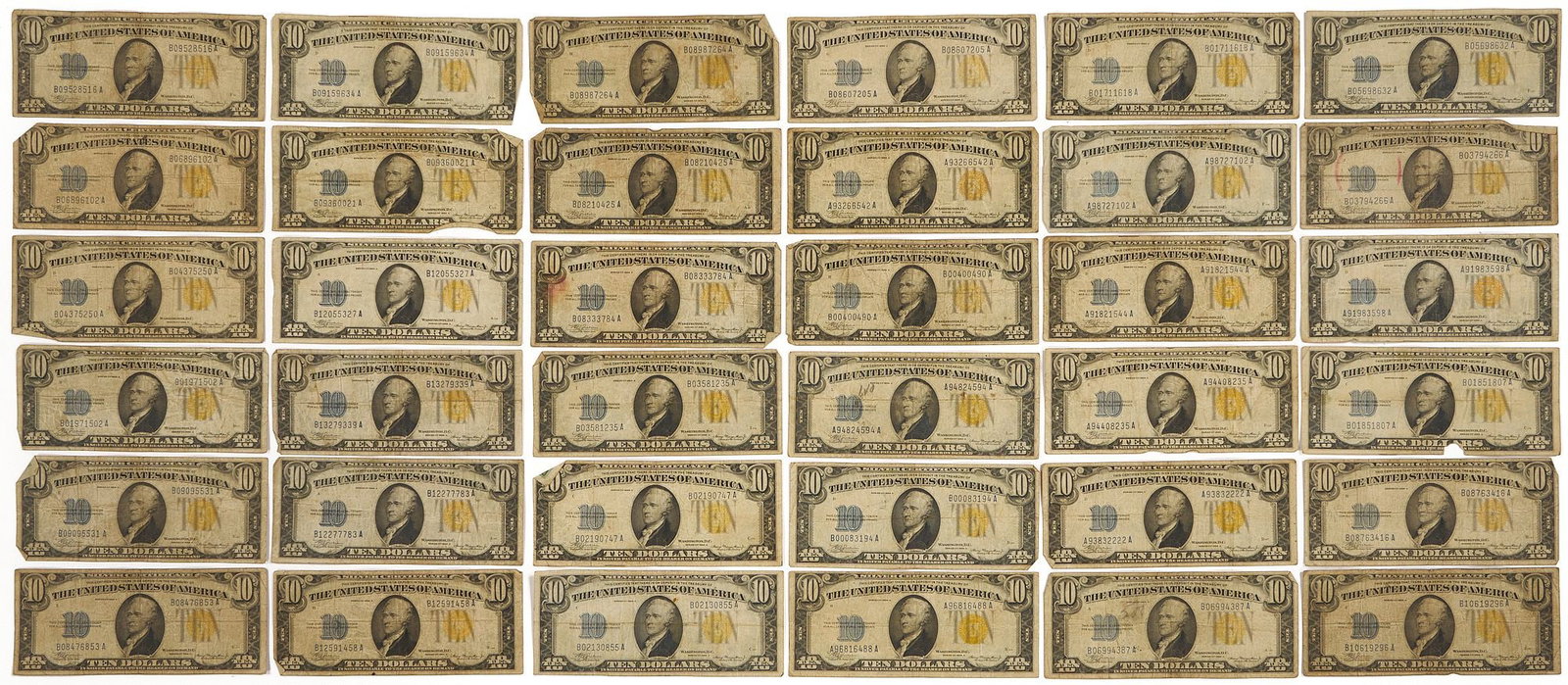 36 $10 North African Notes (1 of 8)