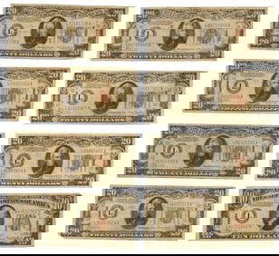 7 $20 & 1 $10 Hawaii Bank Notes