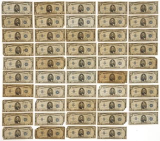 49 $5 Silver Certificates