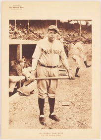 Babe Ruth M101-7 Sporting News Baseball Supplemental Series; PSA Graded