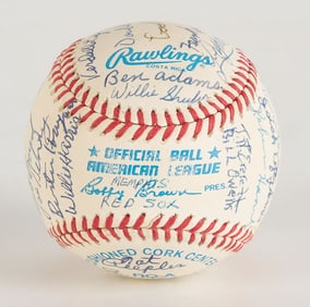 35 Player Signed Baseball, Negro Leagues, Memphis Red Sox