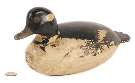 Ira Hudson or Hudson Family Bufflehead Hen Decoy