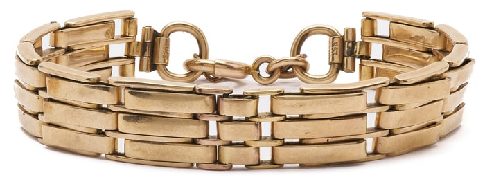 15K Spanish Designer Gold Bracelet