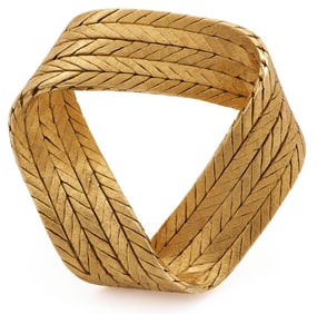 18K Italian Gold Buccellati Designer Brooch