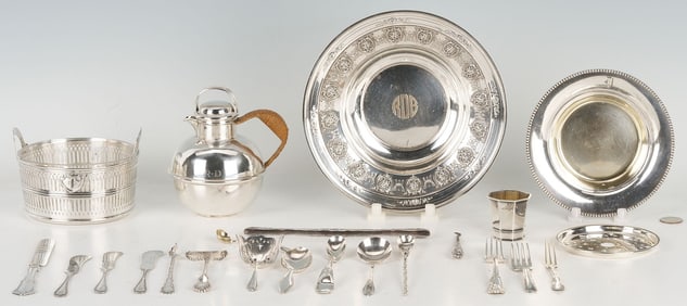 22 Assorted Sterling Silver Items, incl. Hollowware