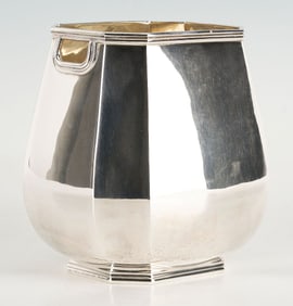 Tiffany Sterling Silver Rectangular Vase