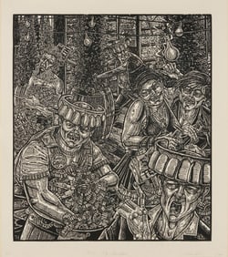 Tom Huck Woodcut, Kohler City Revisited