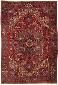Persian Heriz Carpet, 11 ft. x 7 ft.