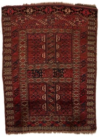 Antique Turkmen Ersari Ensi Rug