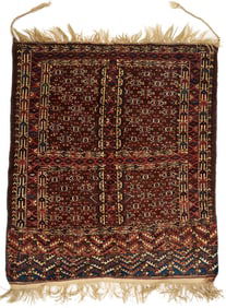 Antique Yomut or Yomud Turkmen Ensi Rug