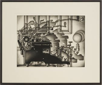 Carol Wax Mezzotint Print, Remington Return