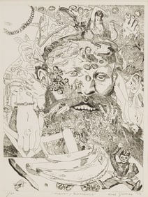Red Grooms Etching, Manet Romance