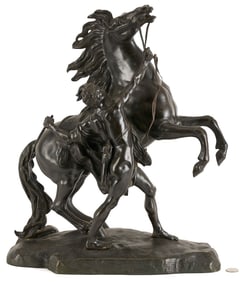 After Guillaume Coustou, Horse of Marly Bronze Equestrian Sculpture