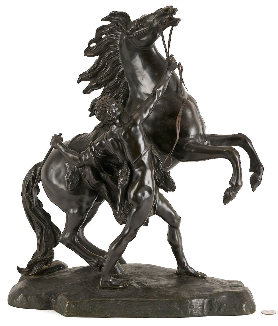 After Guillaume Coustou, Horse of Marly Bronze Equestrian Sculpture (1 of 15)