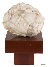 Greco Roman Style Marble Head Sculpture