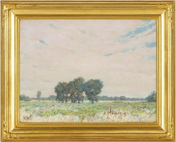 Ellsworth Young O/B Impressionistic Spring Landscape