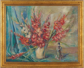 Eleanor Wiley O/C Floral Still Life Painting