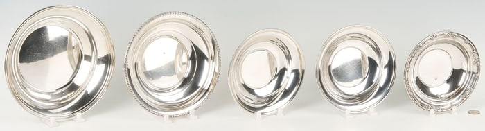5 Assembled Sterling Silver Bowls