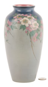 Rookwood Floral Vase, Lenore Asbury