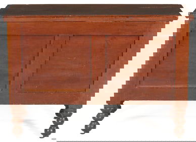 Cherry Sheraton Paneled Blanket Chest