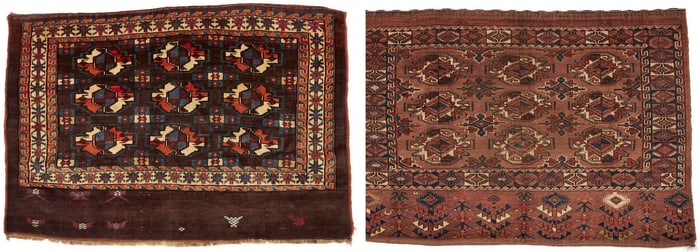 Antique Turkmen Yomud or Yomut Chuvals