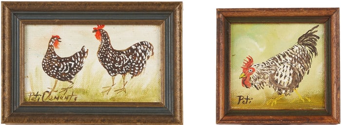 Pr. Peti Clements Chicken Paintings