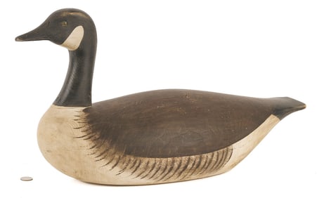 Joe Lincoln Style Canada Goose Decoy By Monty Collins