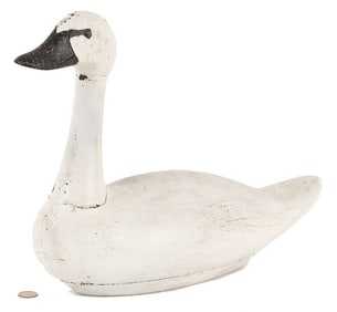 Swan Decoy Attributed to Sperry Factory