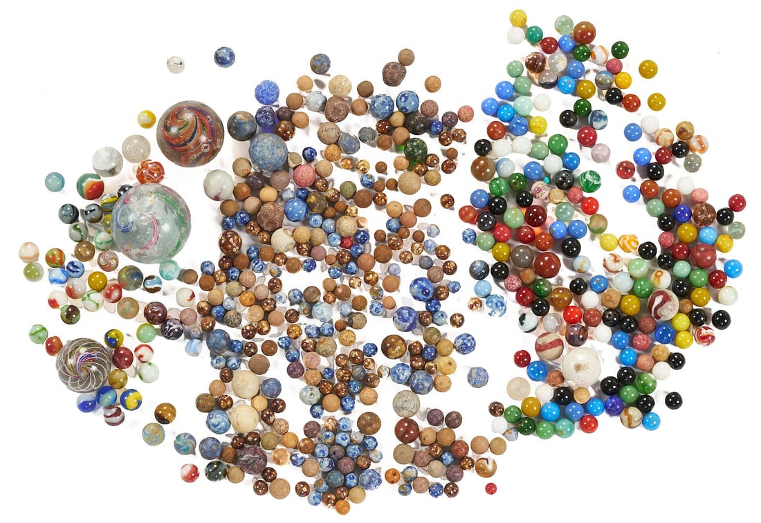 Collection of Marbles, Handmade and Machine; Approx. 400 (1 of 9)