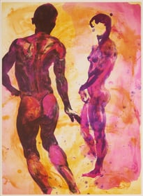 Eric Fischl Lithograph, Move