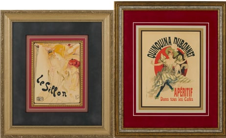 2 Maitres de l'Affiche Advertising posters: Touissant and Cheret