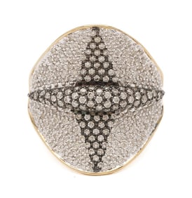 14K Yellow Gold & Diamond Ring