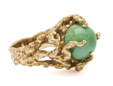 14K Gold & Turquoise Ring