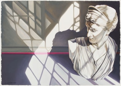 Jean-Jacques Gaudel Painting, Classical Bust
