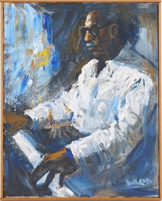 Charlie Ward Painting, New Orleans Jazz Musician
