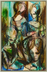 Ann Cushing Gantz Mid-Century Expressionist Painting
