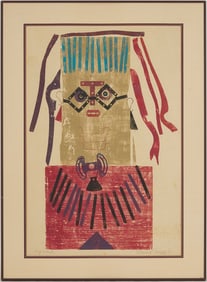 Ted Faiers Woodcut, Big Wheel